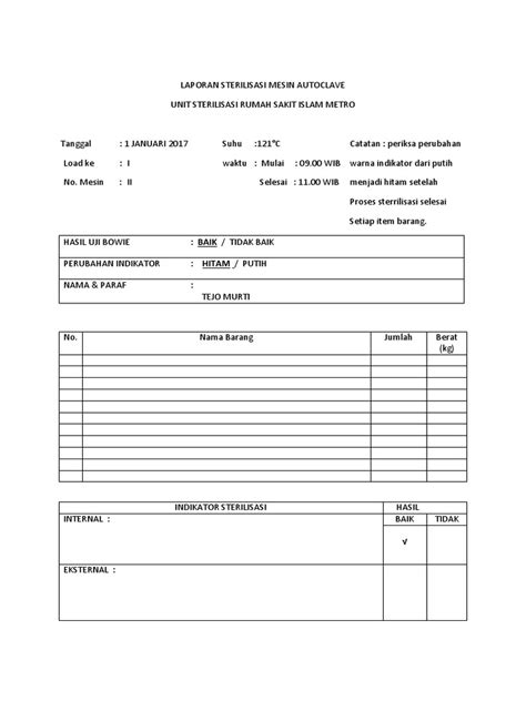 laporan autoclave|sterilisasi pdf.